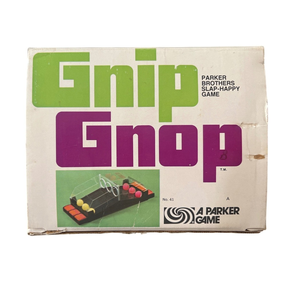 Gnip Gnop Slap-Happy Game Vintage 1971 Parker Brothers Original Box 2 Players - Picture 11 of 11